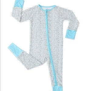 Little Sleepies NWT blue polka dot